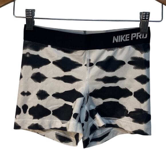 Nike Pro Black and White Athletic Shorts Undershorts XS Excellent Condition - Picture 1 of 9